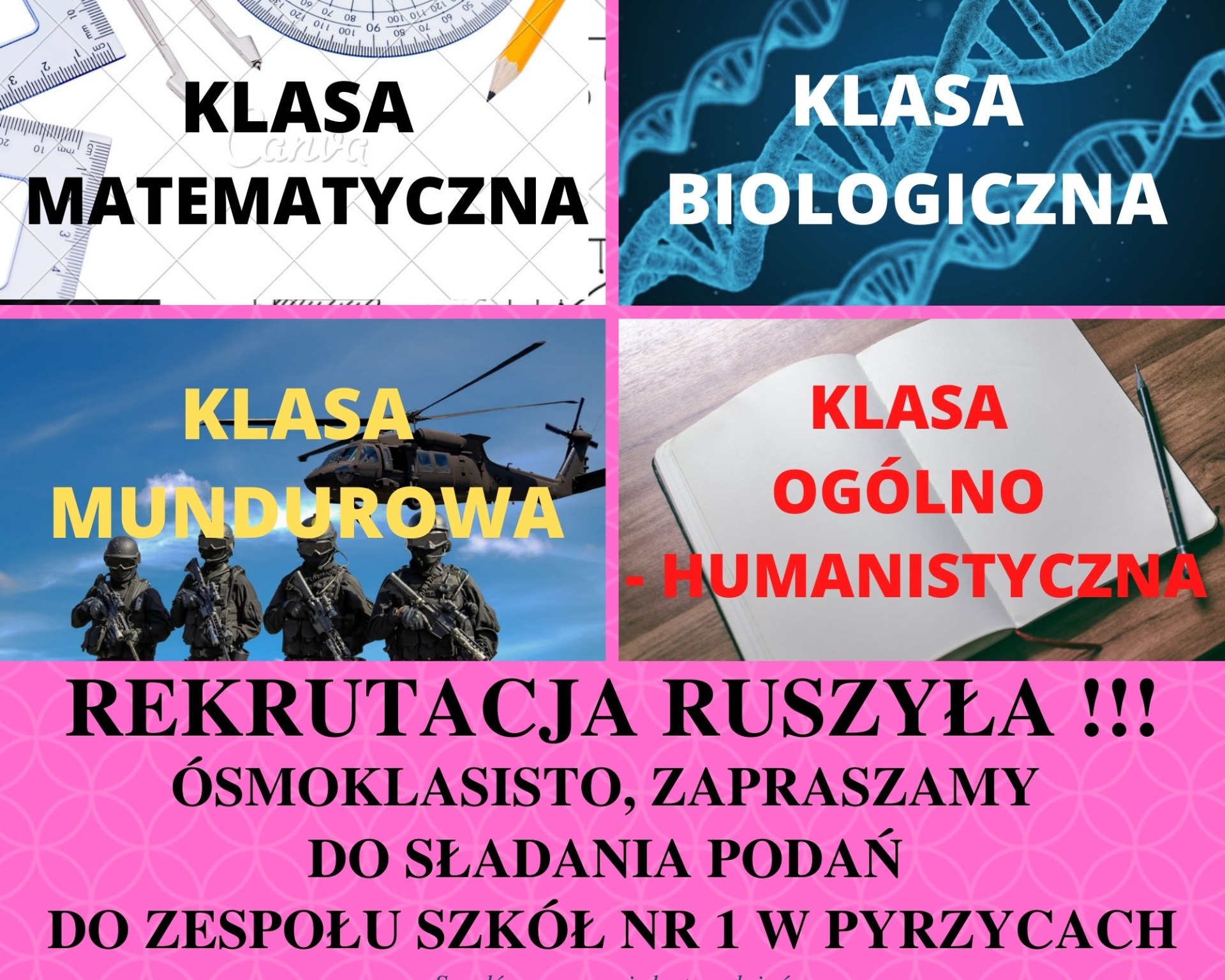 Zespół Szkół Nr 1 w Pyrzycach zaprasza! - Obrazek 1