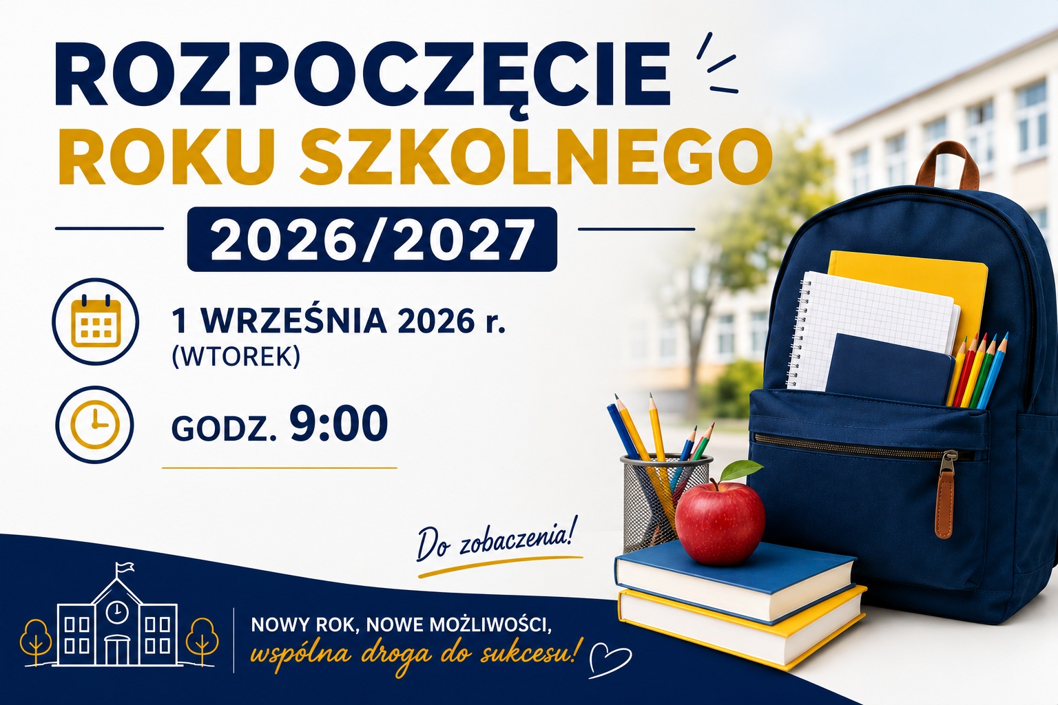 Zdjęcie: Rozpoczęcie roku szkolnego 2026/2027.