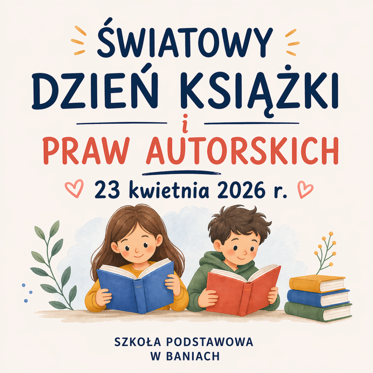 Zdjęcie: Światowy Dzień Książki i Praw Autorskich